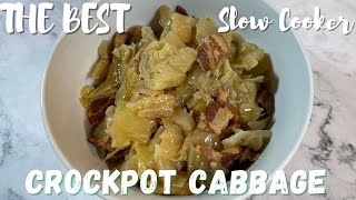 The BEST Slow Cooker Cabbage  Easy Crockpot Cabbage  Slow Cooker Recipes [upl. by Eeliab]