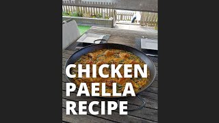 Making Chicken Paella  Paella Recipe [upl. by Ahtaela]