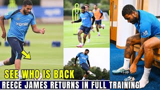 BREAKING Reece James Returns To Full Training Fit And Ready [upl. by Norred]