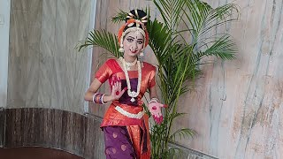 Sivapaada Manjeera Nadham Dance performance by Divija At Rabindra BharathiHyderabad [upl. by Yduj324]