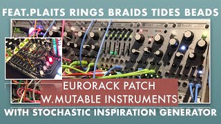 Stochastic Inspiration Generator sequences MUTABLE INSTRUMENTS Plaits Rings Tides and Braids [upl. by Secrest]