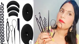 easy hairstyles with hair tools hair styling toolshair toolshair tutorialhair tools tutorial [upl. by Nessej966]