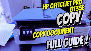 See Me Copy with HP Officejet 8135e Printer Review [upl. by Amrak]