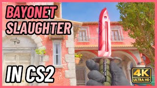 ★ CS2 Bayonet Slaughter  CS2 Knife InGame Showcase 4K [upl. by Centonze]