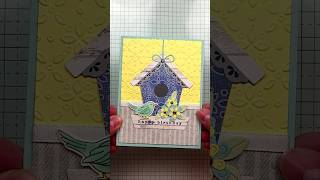 Cute Handmade Birthday Card for Bird Lovers [upl. by Seys]