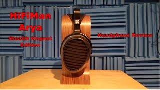 HiFiMan Arya Stealth Magnet Edition Headphone Review [upl. by Airrehs]