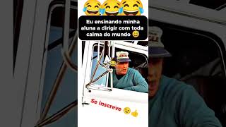 Ensinando a aluna a dirigir memes shortsviral transito autoescola [upl. by Sumahs]