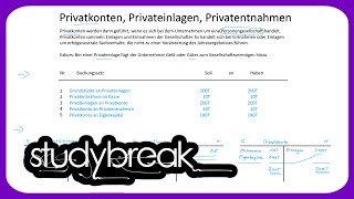 Privatkonten Privateinlagen Privatentnahmen  Externes Rechnungswesen [upl. by Beckerman217]