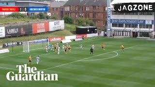 What on earth has he given Partick Thistle denied as officials miss goal [upl. by Edecrem]