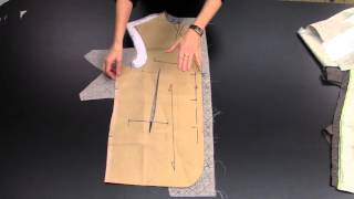 How to Canvas the Suit Coat Front Part One [upl. by Debbie]