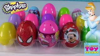 Surprise Egg A Palooza Opening  Shopkins Disney Zelfs MLP  PSToyReviews [upl. by Rennat309]