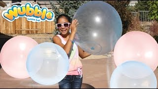 The Amazing Giant Wubble Bubble Ball Review and Play  B2cutecupcakes [upl. by Fernas]