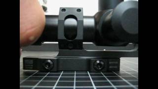 American Defense Manufacturing MFG ADRECON scope quick disconnect 30mm Mount [upl. by Ayocat]