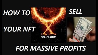 NFT Guide How to Buy and sell NFTs Solflare Nft MarketPlace [upl. by Andy]