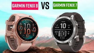 Garmin Fenix 8 vs Garmin Fenix 7 Key Differences DETAILED [upl. by Yenattirb]