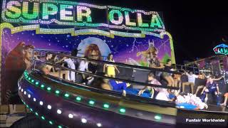 TAGADA FUN RIDE quotSUPER OLLAquot  FERIA DE MALAGA SPAIN 2017 [upl. by Nylatsyrk]