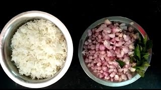 Vengaya sadham\Onion rice in Tamil with subtitles  வெங்காய சாதம்  Variety rice recipe [upl. by Yodlem253]