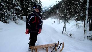 Eiger Run sledging Switzerland [upl. by Ahsineg544]