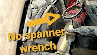 Adjusting Belltech drop Coilovers on my Coyote F150 wo spanner wrench   Stick till the end [upl. by Tewell]