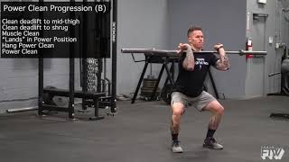 Power Clean Progression B [upl. by Joanie]