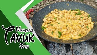 Mantarlı Tavuk Sote  Doğada Yemek [upl. by Amian]