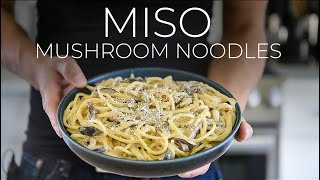 The earthy Mushroom Pasta Recipe that makes MISO HUNGRY [upl. by Wileen]