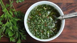 Como preparar chimichurri  Receta [upl. by Saunderson]