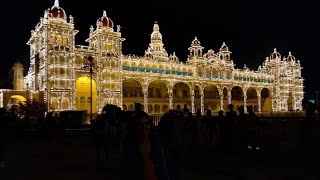 Mysore Palace Light Show  Highlights of Sound and Light Show with Palace illumination  Night View [upl. by Jeno]