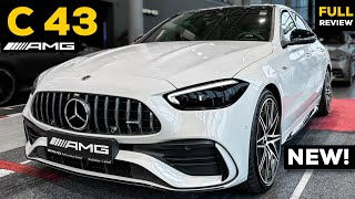 NEW 2023 MERCEDES AMG C43 Sedan BETTER Than Before FULL InDepth Review Sound Exterior Interior [upl. by Sikleb761]