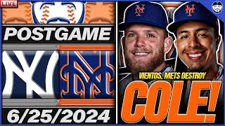 Mets vs Yankees Postgame  METS DESTROY GERRIT COLE  Highlights amp Callers  6252024 [upl. by Pettit368]