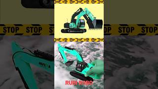 STOP BLUE EXCAVATOR CHALLENGE [upl. by Letreece]