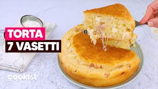 TORTA SALATA 7 VASETTI pronta in pochi minuti e SENZA BILANCIA 😍 [upl. by Corbin]