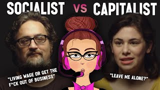 Snarky Economist REACTS to Socialism vs Capitalism Debate [upl. by Phalan]