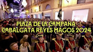 4K PLAZA DE LA CAMPANA CABALGATA REYES MAGOS 2024  Desde Triana  Virgen de los Reyes [upl. by Earvin781]