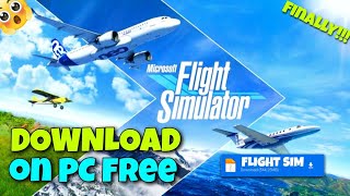 ⚡How To Download Microsoft Flight simulator on PC legally 😱😮 download flight simulator on PC [upl. by Assilac924]