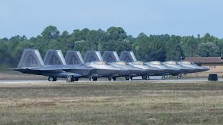 F22 Training Moves to Langley AFB [upl. by Mcneely572]