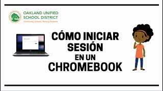 Cómo iniciar sesión en un Chromebook Chromebook Login in Spanish [upl. by Tyrone]