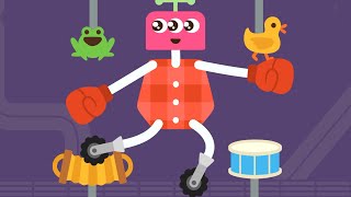 Sago Mini Robot Party Space Explorer amp Baby Pets  Sago Mini World Mini Games [upl. by Berky444]