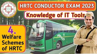 Welfare Schemes of HRTC  Knowledge of IT Tools HRTC Conductor Exam 2023HRTC Conductor Bharti 2023 [upl. by Herrod303]