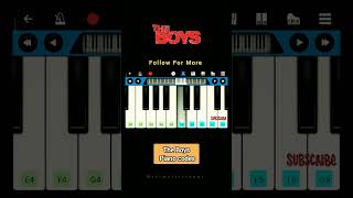 the boys Piano cover  piano perfectpiano theboys trending ytshorts mrkrmultivideos [upl. by Ilaire]