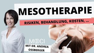 Jünger aussehen mit der Mesotherapie [upl. by Piane]