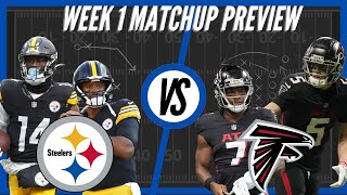 Pittsburgh Steelers vs Atlanta Falcons  Week 1 Preview [upl. by Adnaw817]