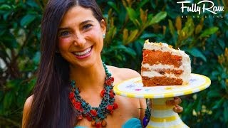 FullyRaw Carrot Cake for My Birthday [upl. by Moffitt]