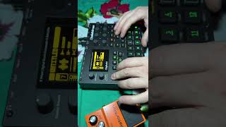 Guitar sample in slice and repitch mode on the elektron digitakt sampler lofibeats [upl. by Assirek]