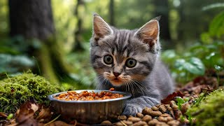 Cute furbaby gets tasty wet cat food [upl. by Schrader527]