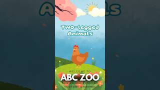 Discover the World of TwoLegged Animals  ABC ZOO Fun Animal Lessons [upl. by Ran]