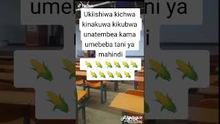 Ukiishiwa kichwa kinakuwa kikubwa unatembea kama umebeba tani ya mahindi 🌽 🌽 🌽🌽🌽🌽🌽🌽🌽🌽🌽 [upl. by Sollie]