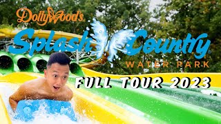 Adventure at Dollywood Splash Country Waterpark Full Tour 2023 [upl. by Aihtnys230]