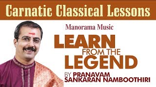 Learn Ga ma ga ri ga pa ri ga sa  Western Note  Sankaran Namboothiri Learn from the Legend [upl. by Milson]