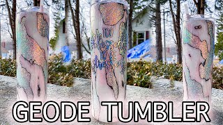 GEODE Tumbler Tutorial  EPOXY [upl. by Aufmann262]